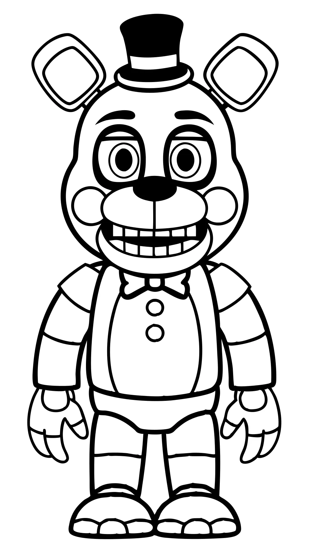 Cinco noches en Freddy’s Coloring Pages PDF